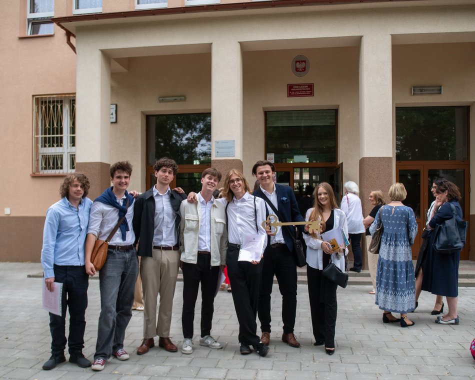 Zakończenie roku szkolnego w XXIX LO przy Zelewrowicza w Łodzi