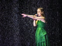 piosenkarka na koncercie