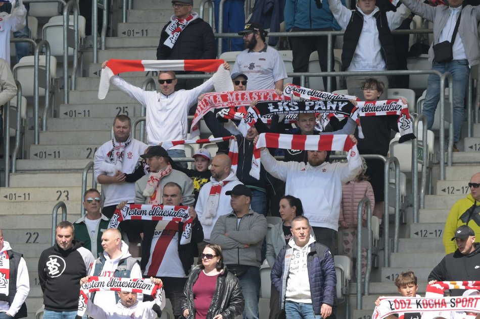 Kibice na meczu ŁKS Łódź ze Stalą Rzeszów. Byłeś? Odszukaj się w galerii