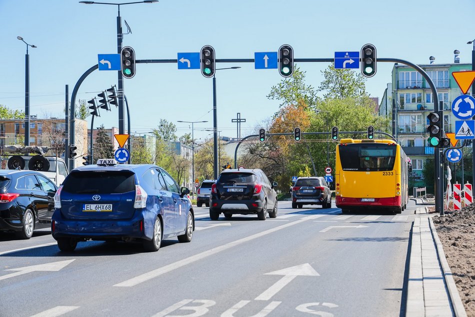 Śmigłego-Rydza, Rondo Broniewskiego i Niższa już przejezdne! Wrócił pełen ruch