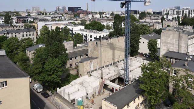 Nowe mieszkania w Łodzi. Miasto i WTBS budują nowy dom w centrum [ZDJĘCIA]