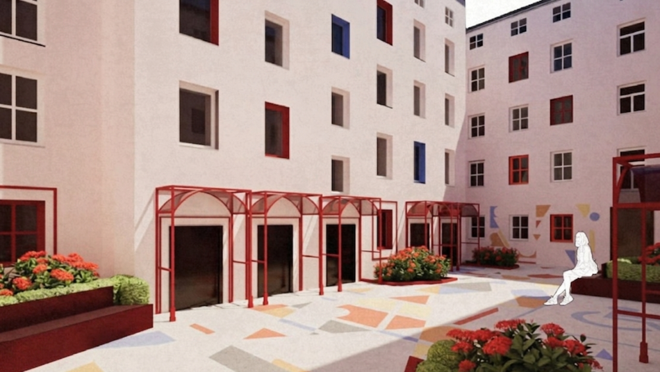 Łódź. Projekt Zuzanny Kamińskiej - wizualizacja