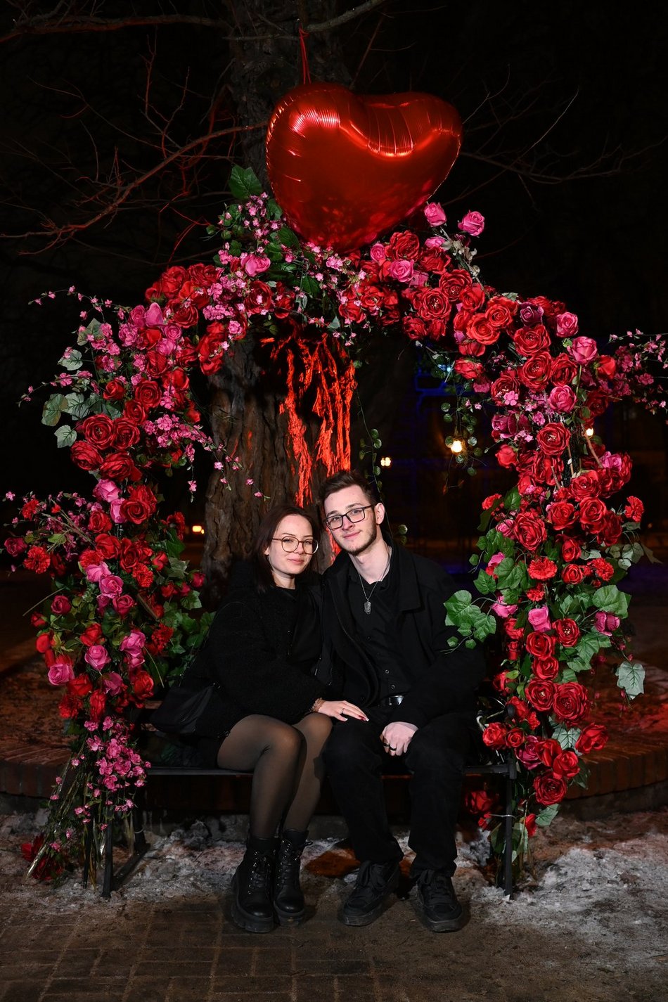 Łódź. Walentynki w Pasażu Rubinsteina w Łodzi. Aż czuć miłość w powietrzu!