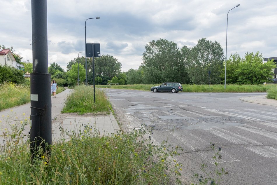 Łódź. Ulica św. Wojciecha w Łodzi