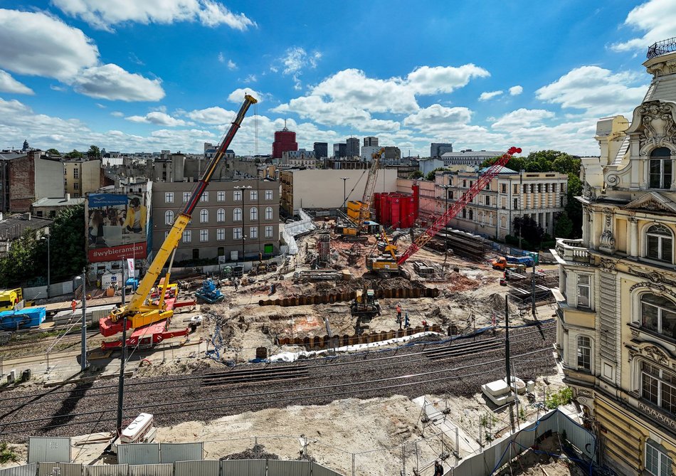 Tunel pod Łodzią. Zajrzyj na plac budowy stacji Łódź Śródmieście