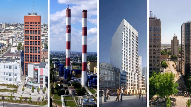 Najwyższe budowle w Łodzi.  Czy nowe inwestycje zmienią coś w czołówce? [ZDJĘCIA]