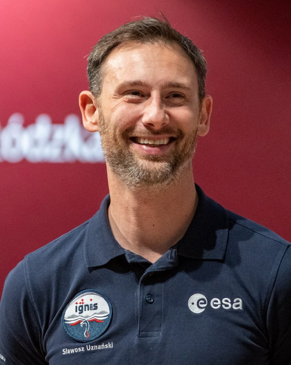 Łódź. Sławosz Uznański-Wiśniewski spotkał się z uczniami