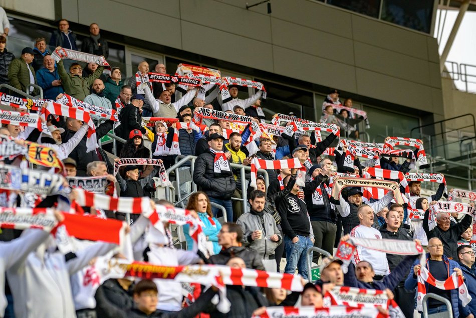 Kibice na meczu ŁKS Łódź z Odrą Opole. Byłeś/aś? Znajdź się w galerii!