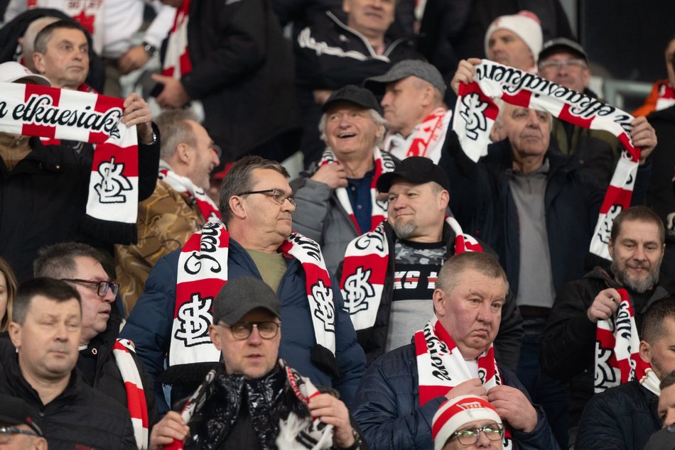 Kibice na meczu ŁKS Łódź z Miedzią Legnica. Odszukaj się w naszej galerii