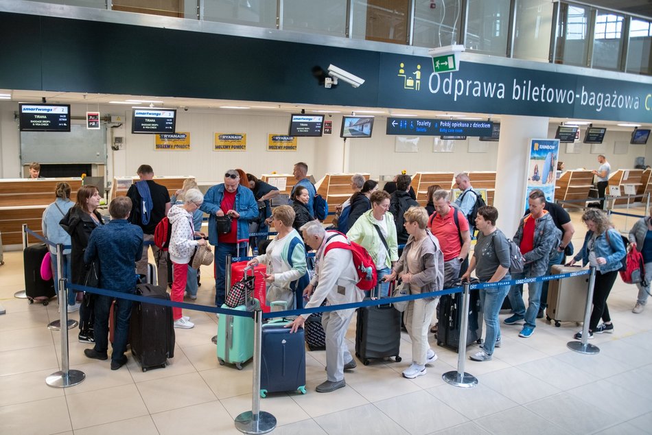 Rekord lotniska w Łodzi! Niemal pół miliona pasażerów w 2025 roku!