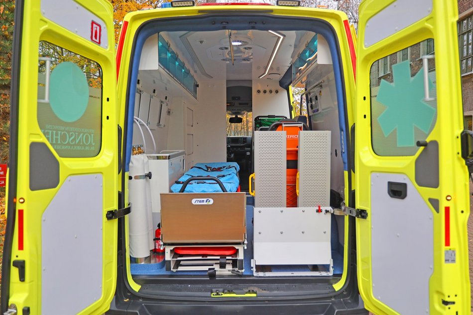 Nowy ambulans - szpital Jonschera Łódź