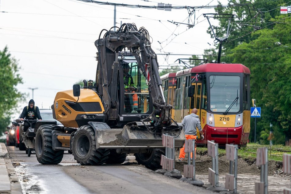 Łódź. Remont Pabianickiej w Łodzi na półmetku. Co w planach na najbliższe tygodnie?