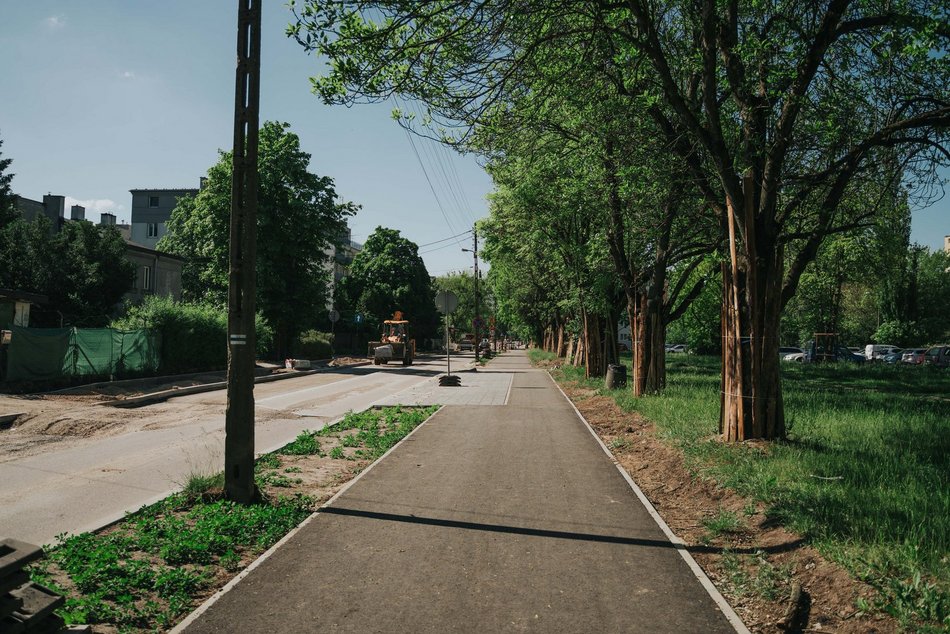 Łódź. Remont ul. Marysińskiej w Łodzi