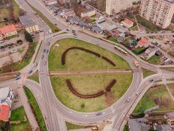 Łódź. Rondo Broniewskiego