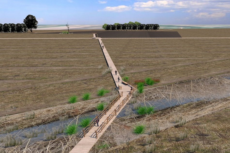 Nowa atrakcja w Łódzkiem! Kładka do średniowiecznego grodziska