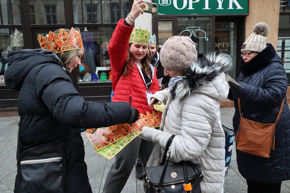 Orszak Trzech Króli na ul. Piotrkowskiej w Łodzi