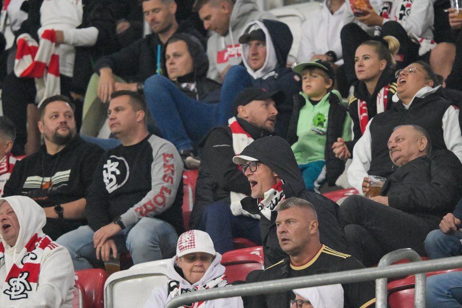 Kibice na meczu ŁKS Łódź z Polonią Warszawa. Byłeś/aś tam? Znajdź się w galerii!