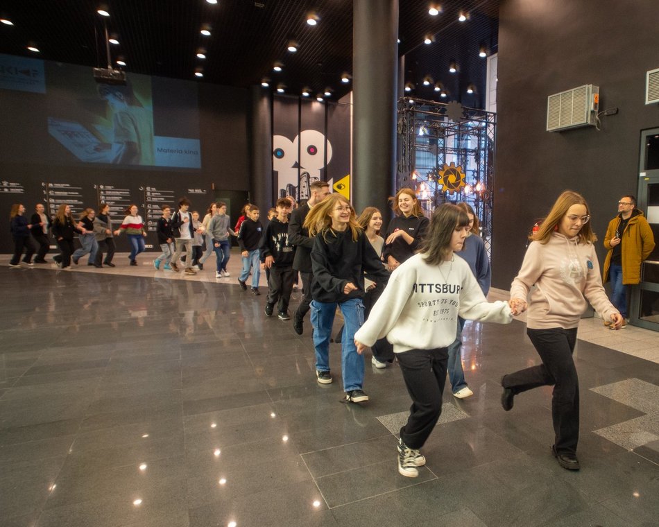 EC1 Łódź - belgijkę tańczą licealiści z II LO, III LO i XI LO