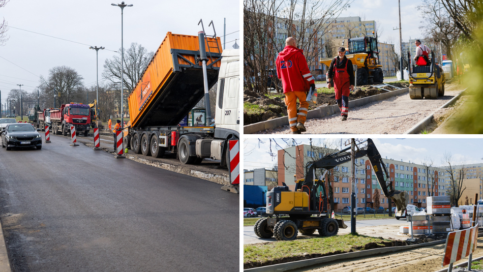 Remonty dróg na Dąbrowie w Łodzi. Wiemy, kiedy koniec prac!
