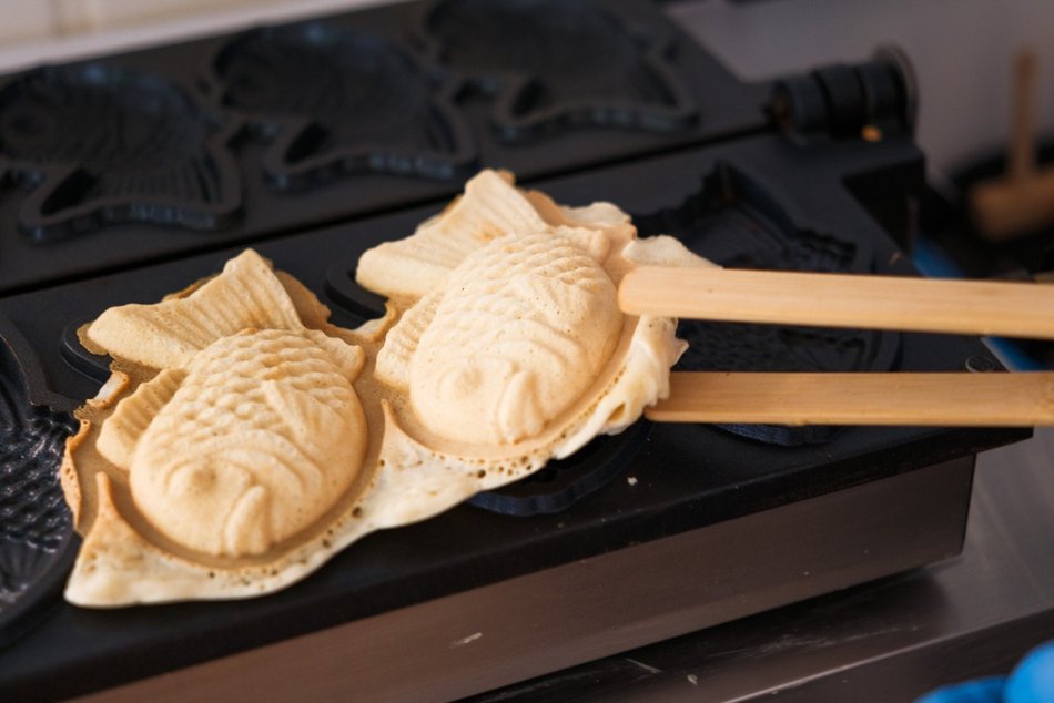 Łódź. Japońska lodziarnia na Retkini w Łodzi. Ciasteczka taiyaki, iced matcha i... Pokemony!