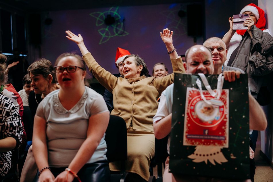 Mikołaj w DPS z ul. Spadkowej