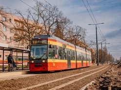 Tramwaj MPK Łódź na Wojska Polskiego