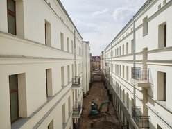 Nowy pasaż połączy Piotrkowską i Wschodnią - plac budowy Wschodnia 45