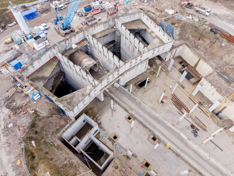 Tunel pod Łodzią. Budowa stacji Łódź Koziny nie zwalnia tempa