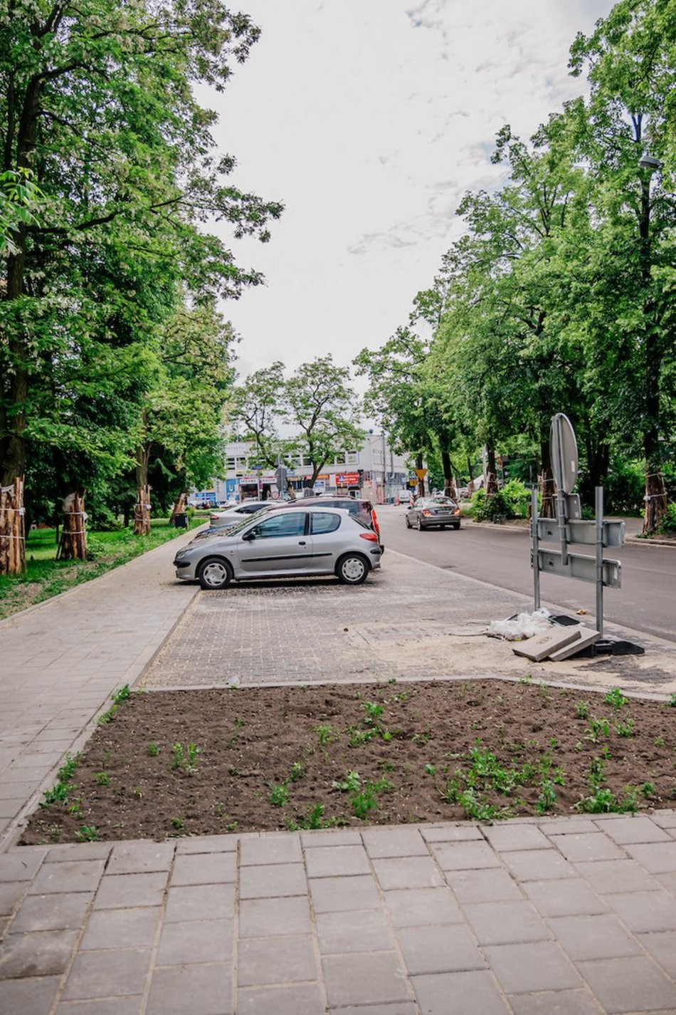 Łódź. Remont Brzóski. Zostały już ostatnie prace porządkowe