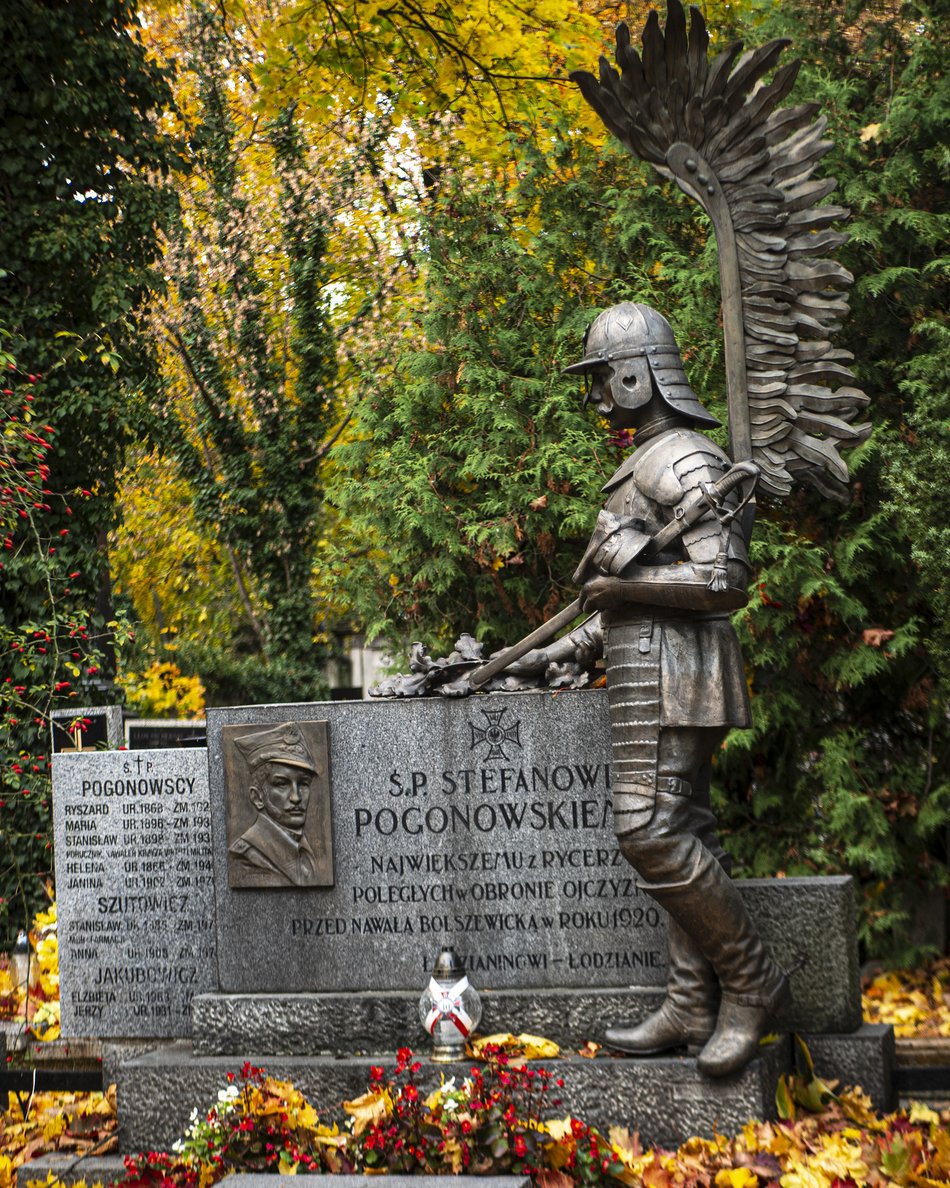 Stary Cmentarz w Łodzi - grób Stefana Pogonowskiego