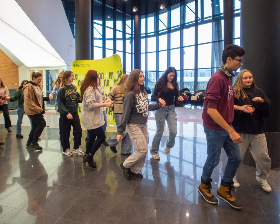 EC1 Łódź - belgijkę tańczą licealiści z II LO, III LO i XI LO