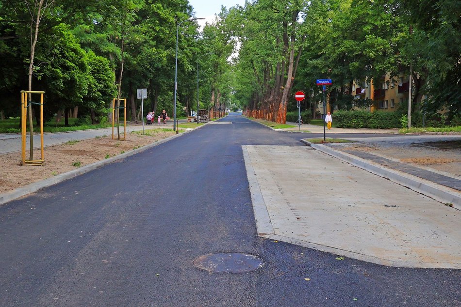 Remont ulicy Hipotecznej - nowa nawierzchnia