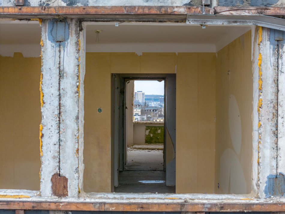 Rozbiórka hotelu Światowit