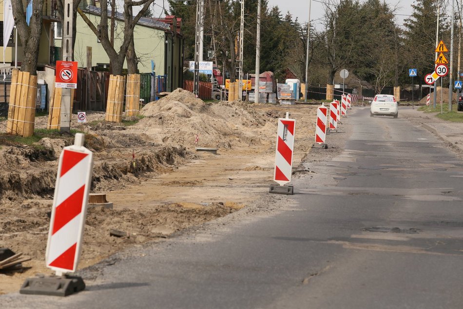 Krakowska w remoncie. Sprawdzamy, jak postępują prace.