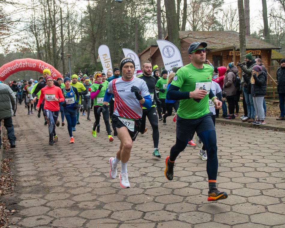 Łódź. Bieg Sylwestrowy w Arturówku