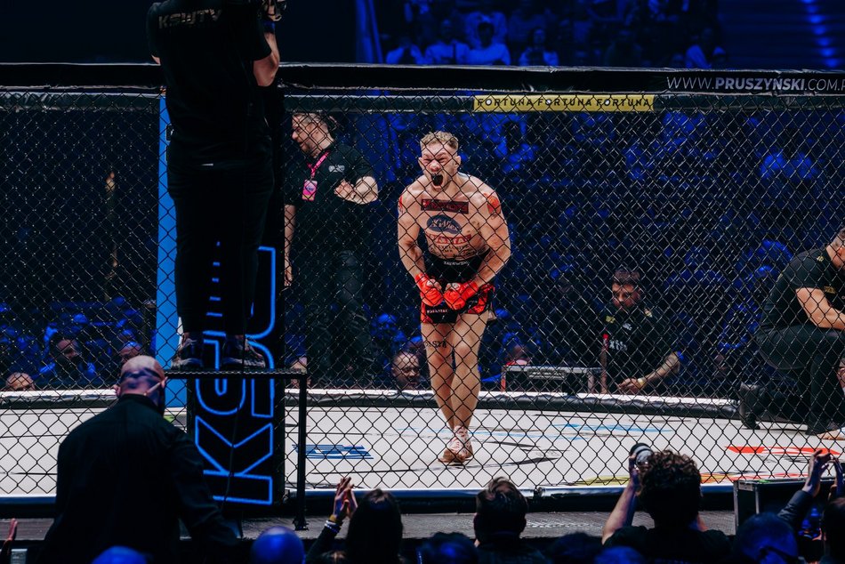 KSW w Atlas Arenie. Dwie emocjonujące walki mistrzowskie z zawodnikami z Łodzi