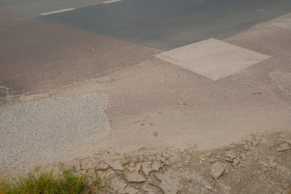 Łódź. Ulica Lodowa w Łodzi - odcinek do remontu