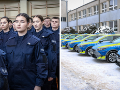 Łódź. Policja w Łodzi powiększa swoje szeregi i flotę! Aż 129 nowych funkcjonariuszy oraz 46 radiowozów