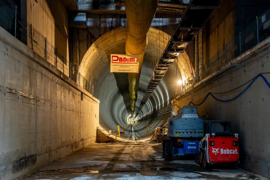 Tunel średnicowy pod Łodzią. Tarcza Katarzyna gotowa do drążenia