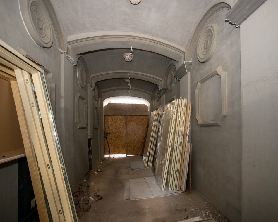 remontowana kamienica