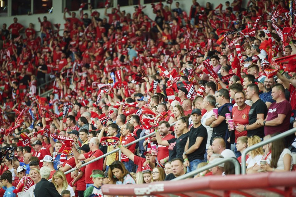 Mecz Widzew Łódź kontra Puszcza Niepołomice. Odszukaj się na zdjęciach z trybun!