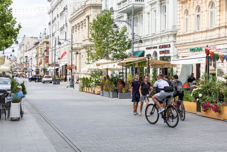 Łódź. Pierwszy sierpniowy weekend na Piotrkowskiej. Tłumy łodzian i turystów!