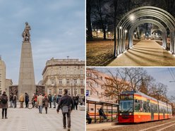 Plac Wolności, park Staromiejski, tramwaj na Wojska Polskiego