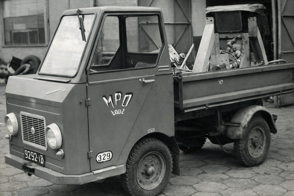 Łódź. Dawny pojazd MPO Łódź