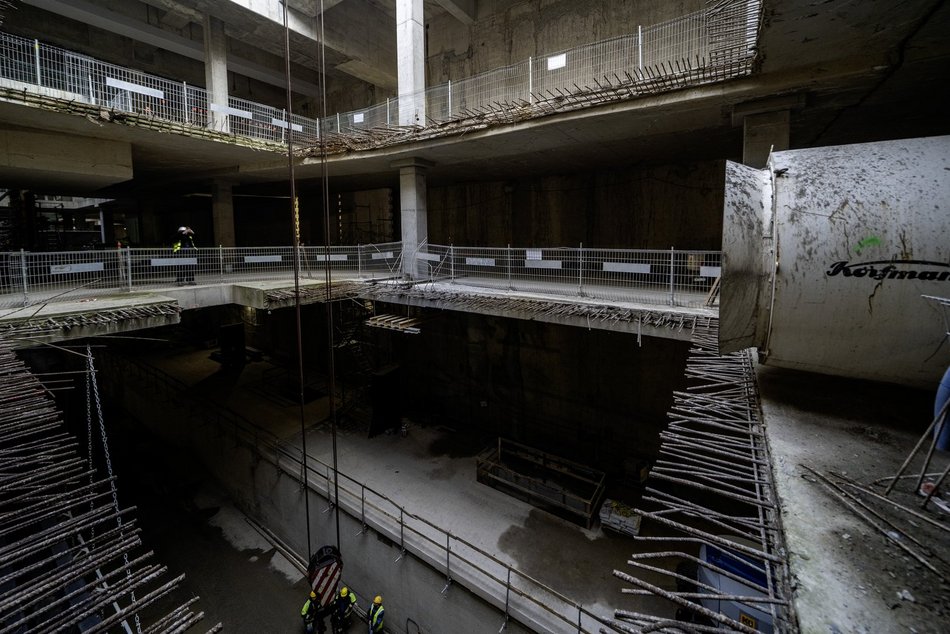 Tunel pod Łodzią. Budowa stacji Łódź Polesie od środka
