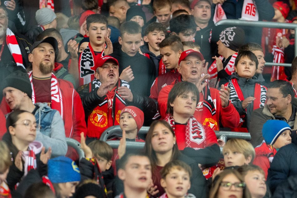Kibice na meczu Widzewa Łódź z Zagłębiem Lubin. Byłeś/aś? Odszukaj się w galerii