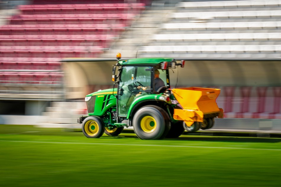 Murawa na stadionie