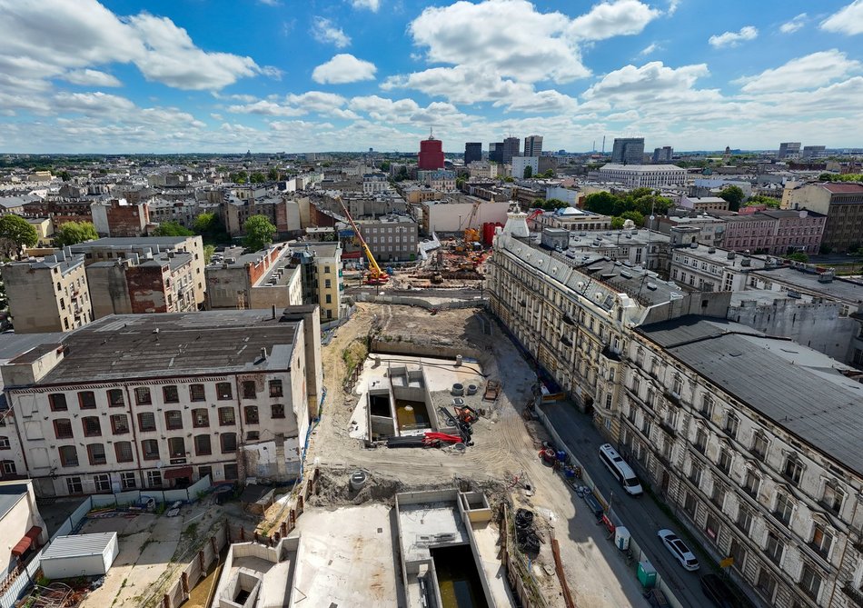 Tunel pod Łodzią. Zajrzyj na plac budowy stacji Łódź Śródmieście