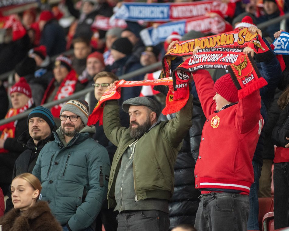 Łódź. Widzew Łódź - GKS Katowice. Znajdź się w galerii zdjęć