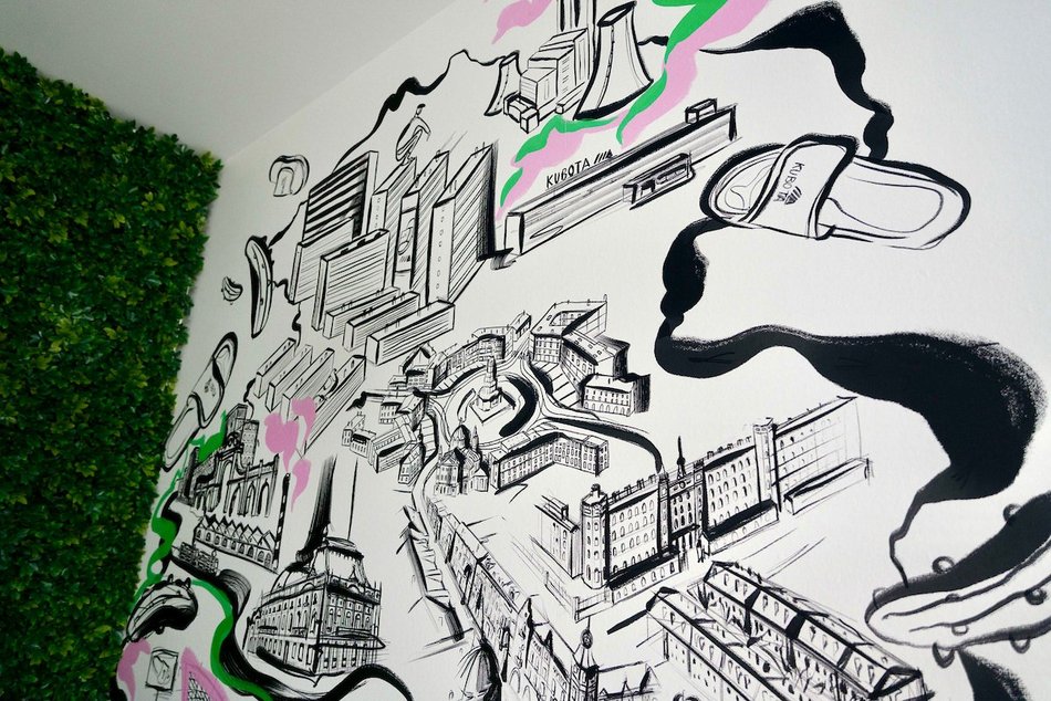 Odświeżona siedziba kultowej marki Kubota. Zapisz ten adres w Łodzi!